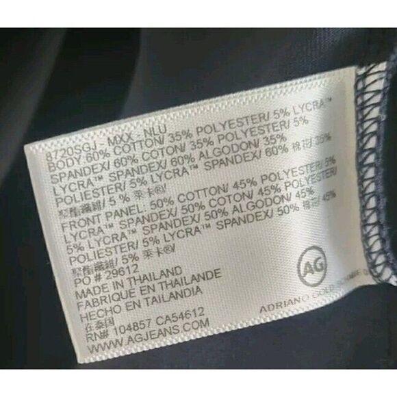 AG Adriano Goldschmied Green Label Premium Polo Shirt Blue Men's Size S - Picture 3 of 7